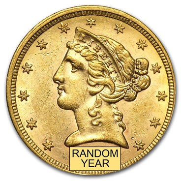 $5 Coin | $5 Liberty Gold | Liberty Gold Coin | APMEX®